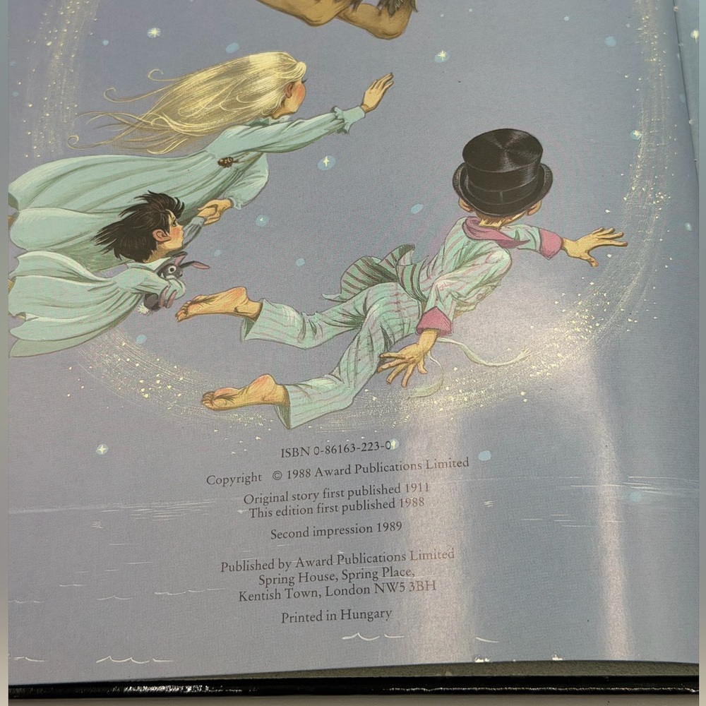 Peter Pan and Wendy By J.M. Barrie (Hardcover Book, 1988) - Picture 11 of 11